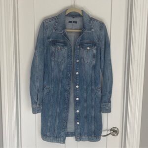 7 for all mankind denim shirt dress S